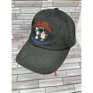 US Open Champions 2014 Pinehurst Black Hat Cap Adjustable Strapback